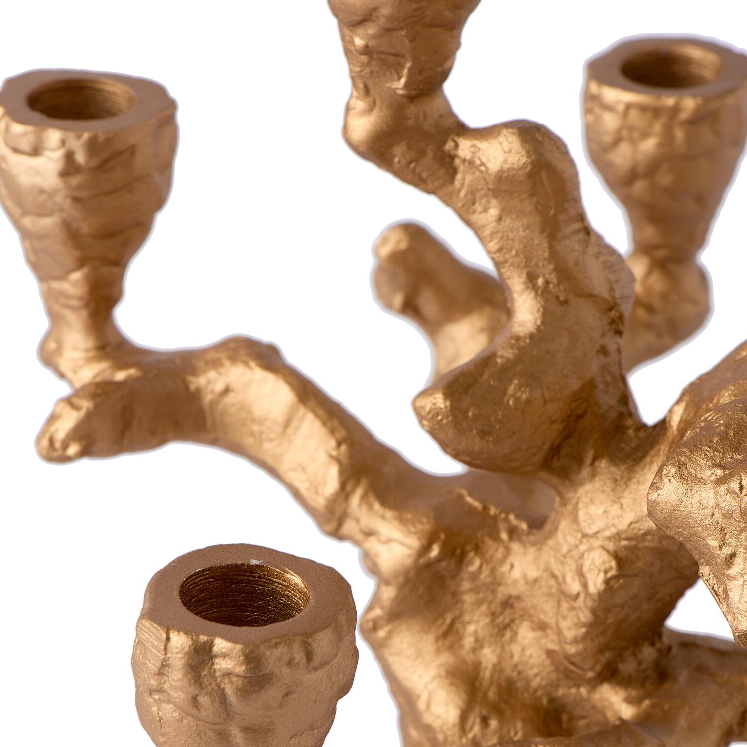 Apple Tree lysestage, S - guldfarvet